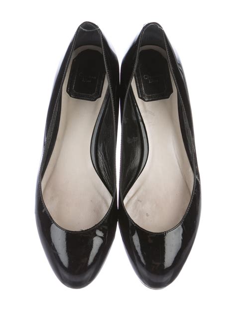 christian dior flat shoes smooth leather white